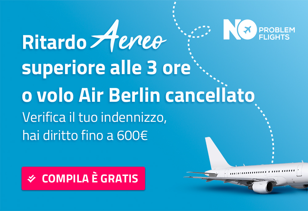 Volo Air Berlin cancellato | No Problem Flights